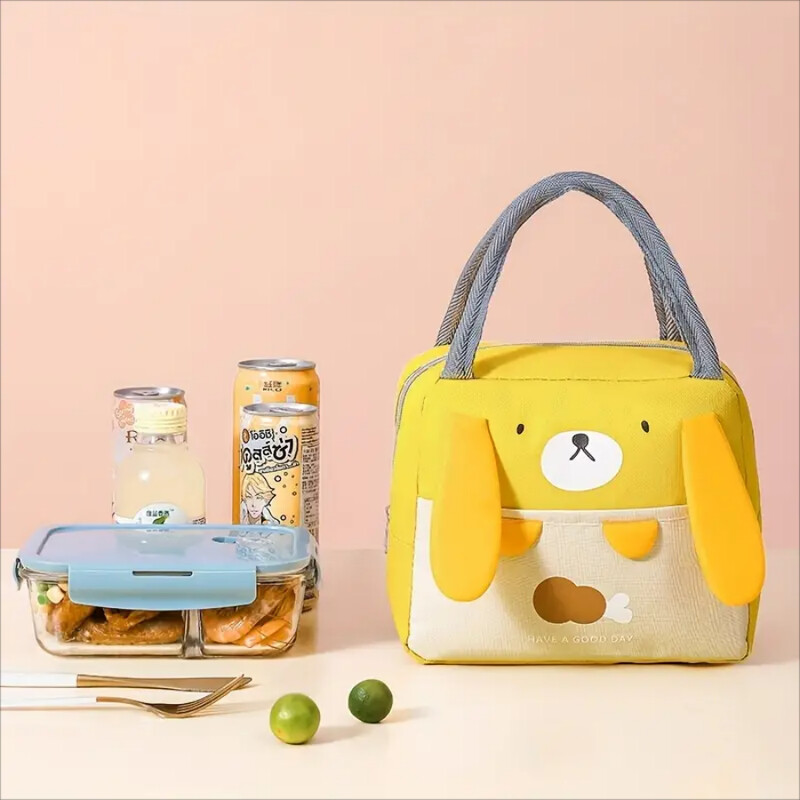 Dječja torba za ručak bento izolirana torba za ručak u japanskom stilu torba za ručak u stilu crtića studentska kutija za ručak izolirana savijena