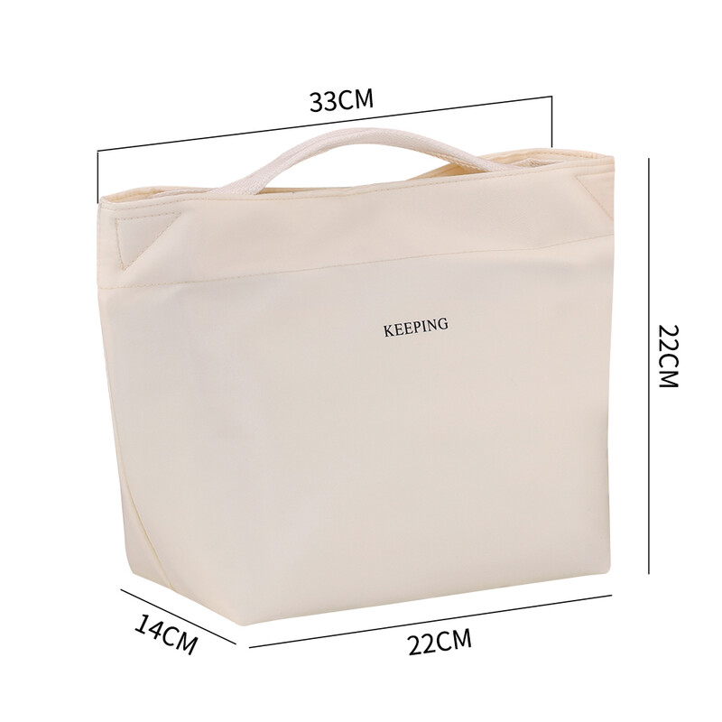 Lihtne kaasaskantav termokott naistele isoleeritud söögikarbiga veekindel kontoritoidu jahutuskott söögikott Bento kott