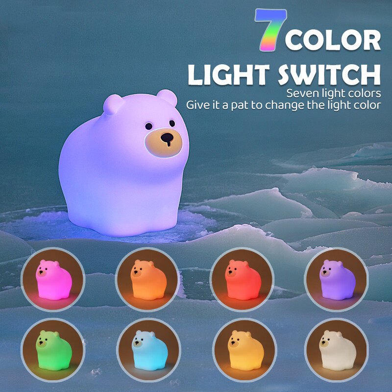 Armas Capybara öövalgusti uudne 2 tasemega hämardatav lasteaia tigu öövalgusti laetav puutelamp lastetoa sisekujunduseks