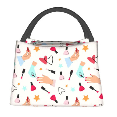 Manikura Manikura Lak za nokte Torbe za ručak Prijenosna izolirana platnena hladnjaka Termalna kutija za ručak za piknik