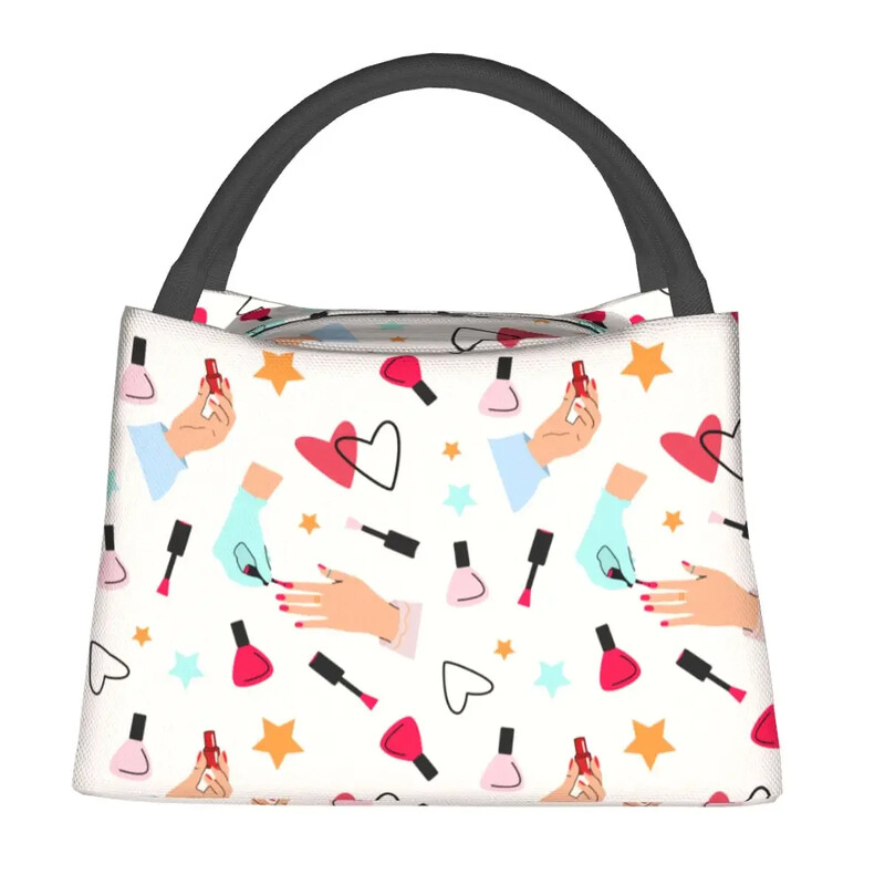 Manikura Manikura Lak za nokte Torbe za ručak Prijenosna izolirana platnena hladnjaka Termalna kutija za ručak za piknik