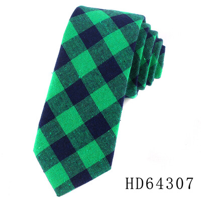 Marka Karirane kravate za muškarce Modna ležerna kravata Gravatas pamučna muška kravata za vjenčanje Gravata klasična Corbata crvena ovratnica