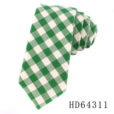 Marka Karirane kravate za muškarce Modna ležerna kravata Gravatas pamučna muška kravata za vjenčanje Gravata klasična Corbata crvena ovratnica