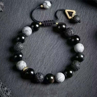 Modna slatka narukvica od ružičastih kristalnih perli za žene Muškarci privlače novac bogatstvo Narukvica za sreću Prijateljstvo Nakit Rođendanski dar