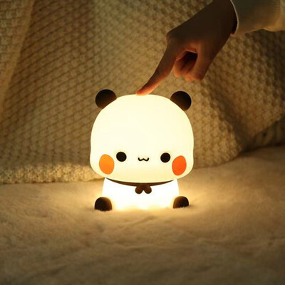 Kawaii Karu Panda Bubu ja Dudu Led Öövalgusti Lamp Armas koomiksite öölamp Loomade Magamistoa Dekoratiivsed Elutoa Nukud Kingitused