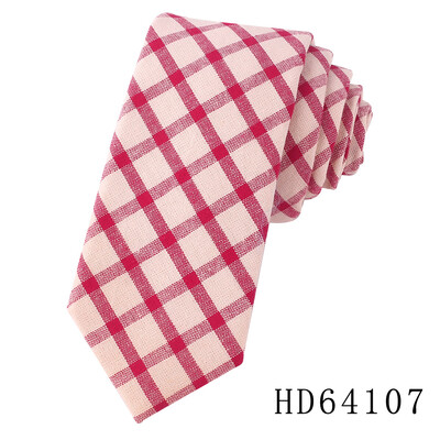 Tanka pamučna kravata za muškarce Žene Ležerna prugasta kravata za zabavu Poslovna vjenčanja Kravate za odrasle Karirane kravate za darove