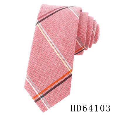 Tanka pamučna kravata za muškarce Žene Ležerna prugasta kravata za zabavu Poslovna vjenčanja Kravate za odrasle Karirane kravate za darove