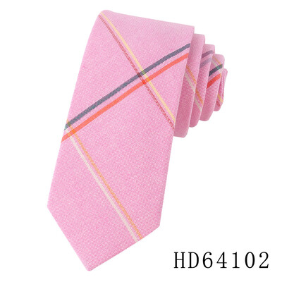 Tanka pamučna kravata za muškarce Žene Ležerna prugasta kravata za zabavu Poslovna vjenčanja Kravate za odrasle Karirane kravate za darove