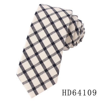 Tanka pamučna kravata za muškarce Žene Ležerna prugasta kravata za zabavu Poslovna vjenčanja Kravate za odrasle Karirane kravate za darove