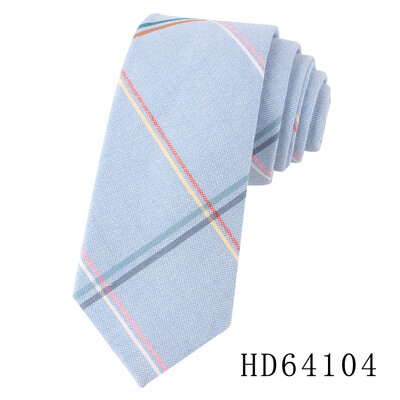 Tanka pamučna kravata za muškarce Žene Ležerna prugasta kravata za zabavu Poslovna vjenčanja Kravate za odrasle Karirane kravate za darove