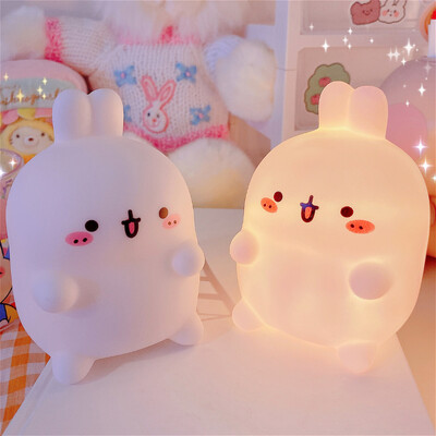 Rabbit Night Light Bedhead Κρεβατοκάμαρα LED Μικρό Επιτραπέζιο Φωτιστικό Μη πρίζα στο δάπεδο Creative Atmosphere Night Light Διακόσμηση