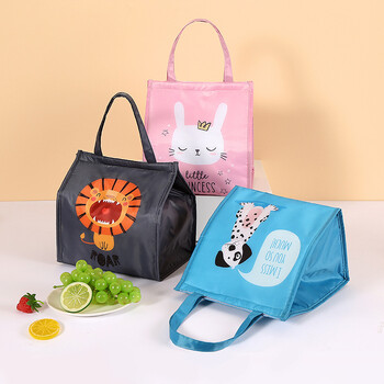 Cartoon Thermal Lunch Bag Portable Insolated Bento Box Bag Cooler Ice Pack Δοχείο φαγητού για πικνίκ για γυναίκες κορίτσι Παιδιά Νέα άφιξη