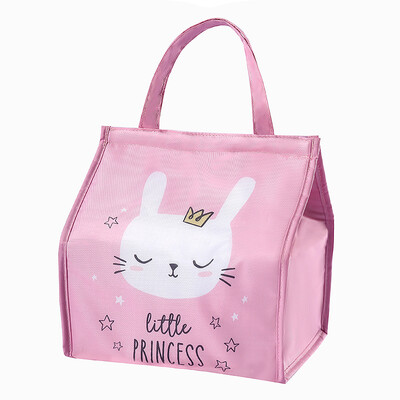 Карикатура Термична чанта за обяд Преносима изолирана чанта Bento Box Охладител Пакет с лед Пикник Контейнер за храна за жени Момиче Деца Ново пристигане