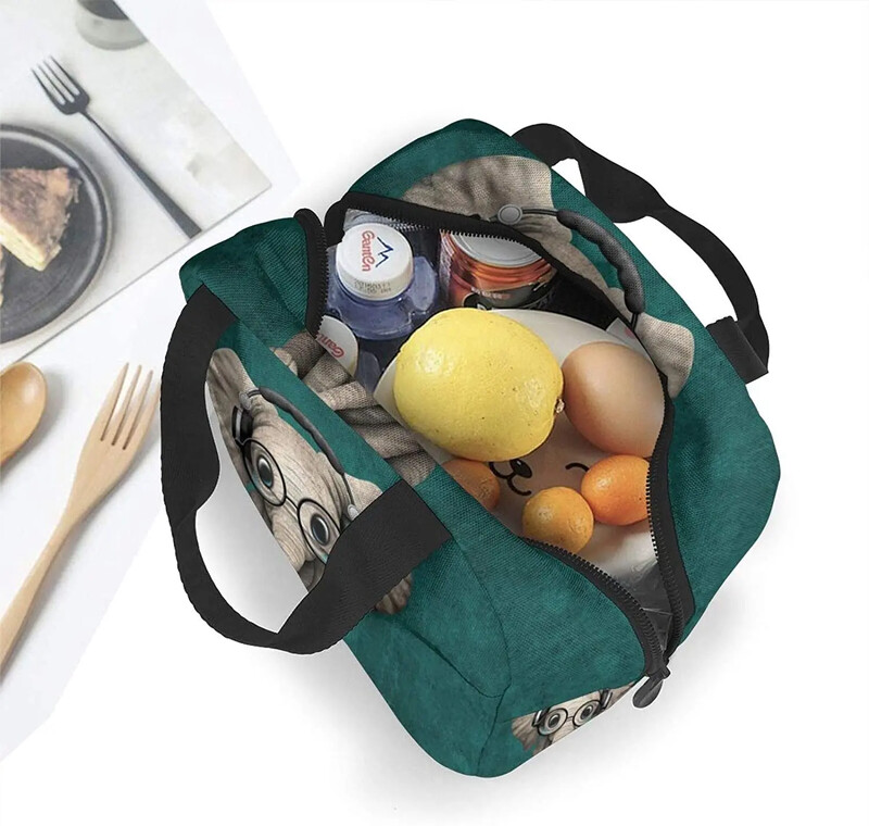 Slatka torba za ručak u obliku slona, izolirana kutija za ručak, nepropusna rashladna torba za hlađenje s prednjim džepom za muškarce, žene, uredska škola