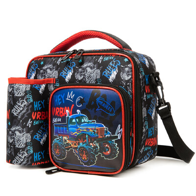 Torba za ručak za dječake Dinosauri i nogometna lopta Slatka poliesterska torba za ručak za piknik u školi Najbolji dar za dječake