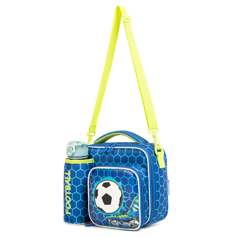 Torba za ručak za dječake Dinosauri i nogometna lopta Slatka poliesterska torba za ručak za piknik u školi Najbolji dar za dječake