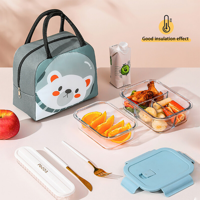 Isoleeritud söögikoti isolatsioon Bento paki alumiiniumfooliumist riisikoti söögipakk jääpaki õpilase Bento lõunasöögi käekoti isolatsioon