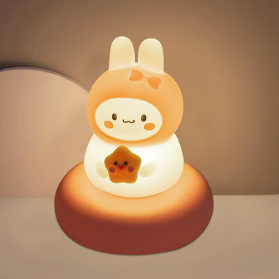 Armas LED-öövalgusti lastele, 3-tasemeline hämardatav lasteaia magamisöövalgusti puuteandur lambi kõrval väikelaste sisekujunduseks