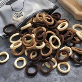 50 komada ženskih bešavnih prstenova za palac, gumica za kosu, držača za konjski rep u vrećici s malim elastičnim trakama za "uradi sam" jednostavna modna užeta za kosu