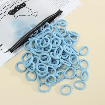 50 komada ženskih bešavnih prstenova za palac, gumica za kosu, držača za konjski rep u vrećici s malim elastičnim trakama za "uradi sam" jednostavna modna užeta za kosu