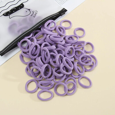 50 komada ženskih bešavnih prstenova za palac, gumica za kosu, držača za konjski rep u vrećici s malim elastičnim trakama za "uradi sam" jednostavna modna užeta za kosu