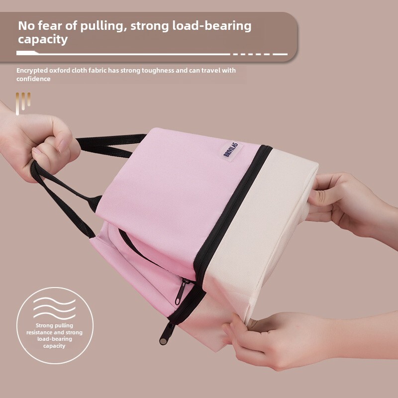 Geantă de prânz cu mâner cu cureaua Geantă frigorifică pentru femei Geantă portabilă pentru mâncare pentru muncă Ladă termică pentru studenți Geanta termică Geanta pentru frigider