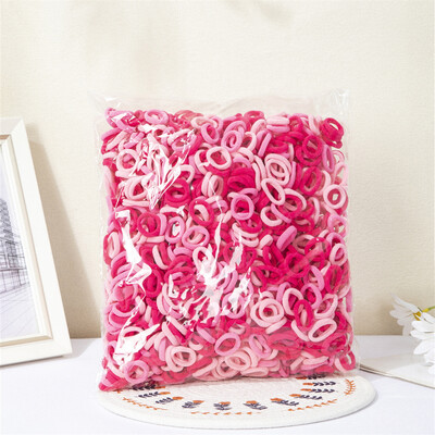 100/300/500 buc Benzi elastice colorate pentru păr fete coadă de cal țin pentru cravată benzi de cauciuc accesorii pentru păr pentru fete