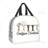 Galgos United Greyhound Изолирани чанти за обяд за жени Мъже Деца Whippet Sighthound Dog Преносим охладител Кутия за обяд за работа Училище
