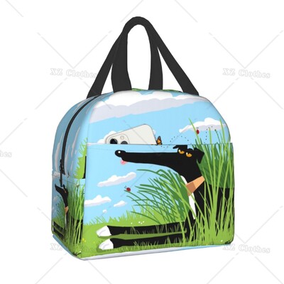 Galgos United Greyhound Изолирани чанти за обяд за жени Мъже Деца Whippet Sighthound Dog Преносим охладител Кутия за обяд за работа Училище