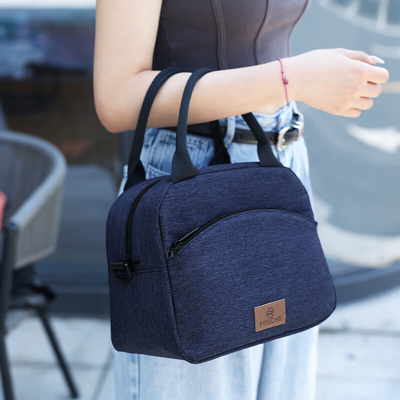 Geantă de prânz pentru femei Geanta de prânz din pânză Geantă de prânz Geantă de prânz Cutie de mâncare Geantă frigorifică de prânz potrivită pentru muncă și școală