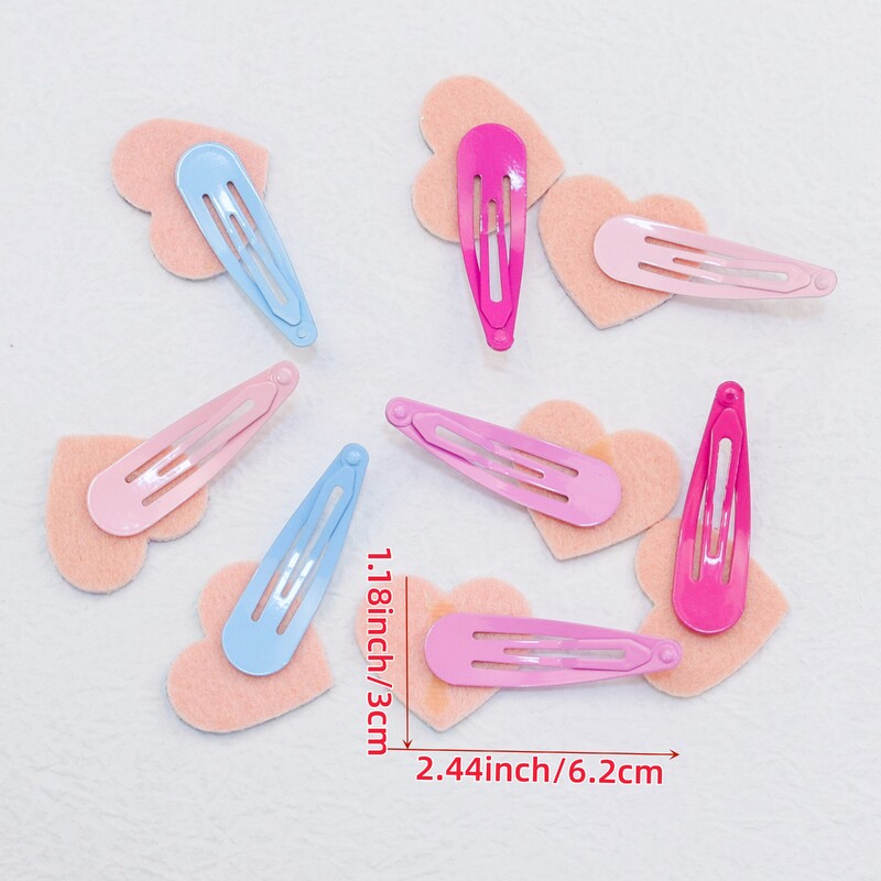 8 bucăți agrafe de păr cu stea drăguță pentru fete, agrafe de păr cu inimă minunată, agrafe de păr cu flori, bentiță, accesorii de păr pentru copii