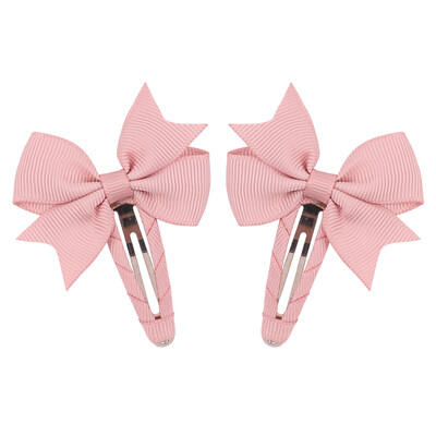 2 buc/lot funde agrafă de păr pentru copii, fete, panglică de culoare solidă, fundă, clemă BB, drăguț, agrafe pentru copii, agrafe, accesorii pentru păr