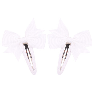 2 buc/lot funde agrafă de păr pentru copii, fete, panglică de culoare solidă, fundă, clemă BB, drăguț, agrafe pentru copii, agrafe, accesorii pentru păr