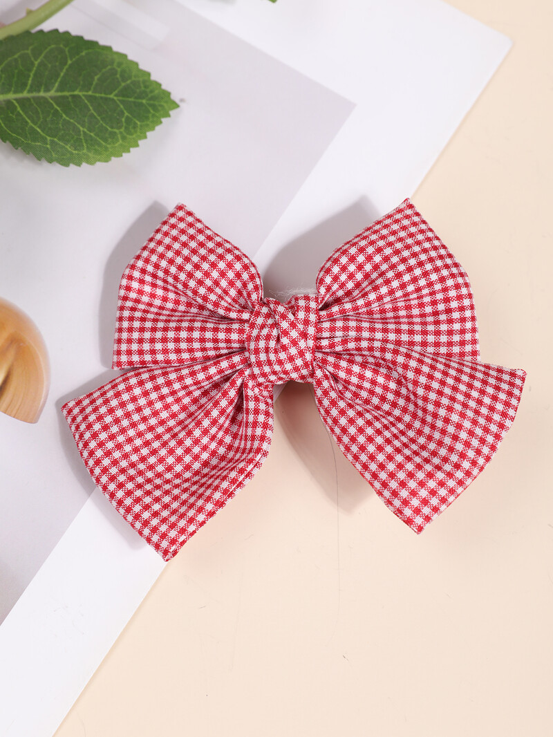 1 buc clemă de păr dulce cu fundă cu buline, cu breton, partea superioară a capului pentru fată, cu clemă mare pentru coadă de cal, cochiră prințesă