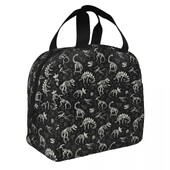 Iskopani fosili Rex dinosaura Izolirana torba za ručak Termalna torba Posuda za obrok Velika torbica Kutija za ručak Muškarci Žene Škola na otvorenom