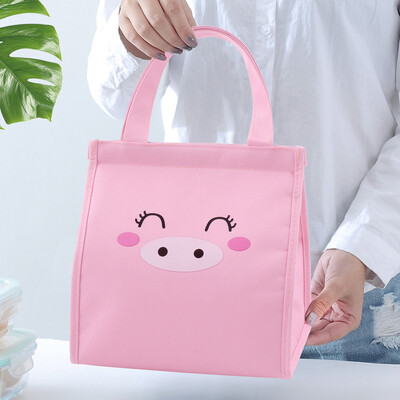 Dječja prijenosna topla torba Paket kutije za ručak Izolacijski paket Izolirana termalna torbica za hranu za piknik za dječake Djevojčice Jednostavna dječja torbica