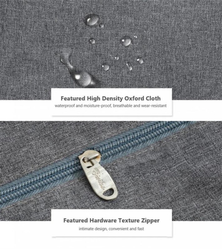 Crna rashladna torba velikog kapaciteta Vodootporna Oxford prijenosna toplinska torba za ručak s patentnim zatvaračem za žene Kutija za ručak Torba za hranu za piknik