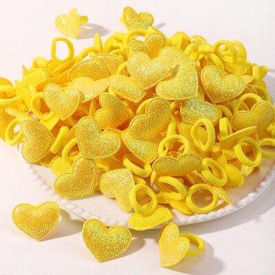 10/20 bucle pentru fete roz inimă stea copii bucla de păr fără rău pentru păr desene animate prosop frânghie coadă de cal mini banda de cauciuc pentru copii