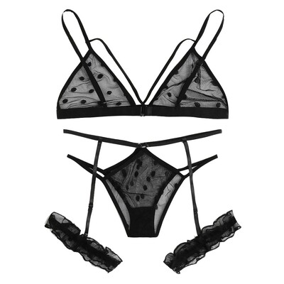 Set de lenjerie intima transparentă din dantelă de modă, perspectivă din plasă, lenjerie sexy pentru femei, lenjerie sexy senzuală, set erotic Бюстгальтер Женский