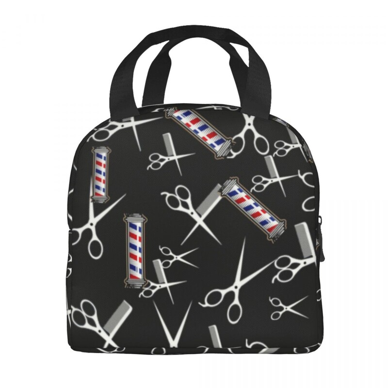 Prilagođeni baber shop frizer frizerski alati torba za ručak za žene muškarce topli hladnjak izolirana kutija za ručak za djecu školu
