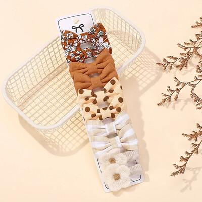 10Pcs/Lot Dječje ukosnice za djevojčice Slatka mašna za pokrivala za glavu za bebe Gumice za kosu Koje za kosu Dječje ukosnice Pokrivala za glavu Dodaci za kosu