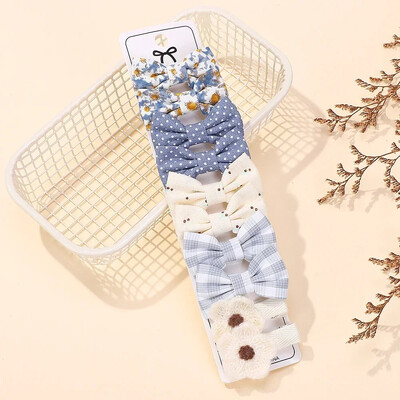 10Pcs/Lot Dječje ukosnice za djevojčice Slatka mašna za pokrivala za glavu za bebe Gumice za kosu Koje za kosu Dječje ukosnice Pokrivala za glavu Dodaci za kosu