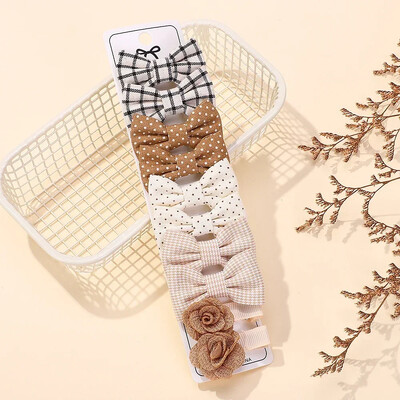 10Pcs/Lot Dječje ukosnice za djevojčice Slatka mašna za pokrivala za glavu za bebe Gumice za kosu Koje za kosu Dječje ukosnice Pokrivala za glavu Dodaci za kosu