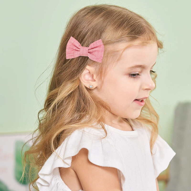 10Pcs/Lot Dječje ukosnice za djevojčice Slatka mašna za pokrivala za glavu za bebe Gumice za kosu Koje za kosu Dječje ukosnice Pokrivala za glavu Dodaci za kosu