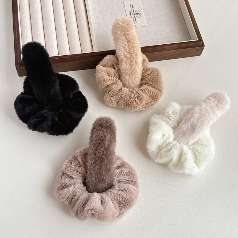 4gab rudens un ziemas augstas kvalitātes Maillard kafijas krāsas resnās zarnas gredzens liela matadata plīša pīles klipšu kombinācija