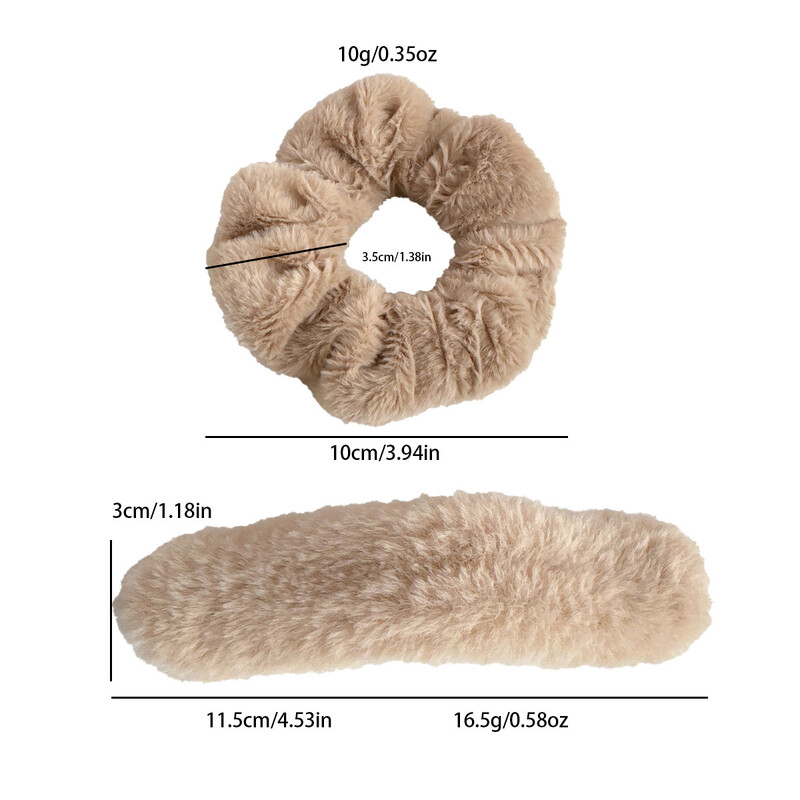 4gab rudens un ziemas augstas kvalitātes Maillard kafijas krāsas resnās zarnas gredzens liela matadata plīša pīles klipšu kombinācija