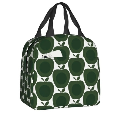 Kohandatud lillevarre Orla Kiely mustriga isoleeritud lõunakott, naistele kaasaskantav jahuti termiline lõunakarp lastele koolipiknikule reisimiseks