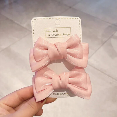 Sweet Bow Kosa za kosu Žene Djevojke Kosače za kosu sa mašnom Djevojčice Princeze Satenske ukosnice s leptirima Duckbill Clip Dječji dodaci za kosu