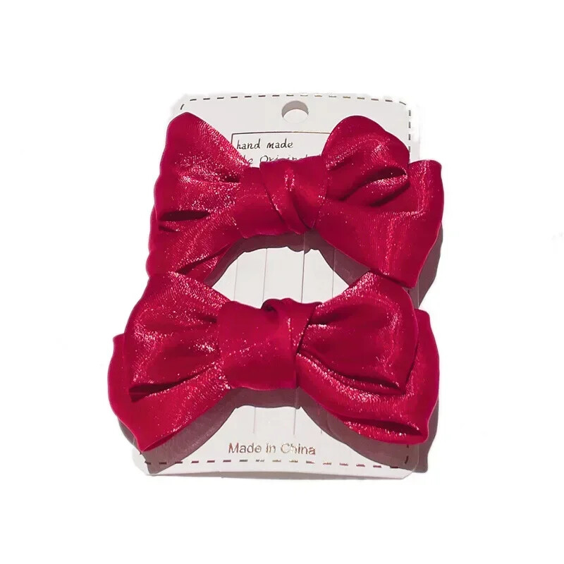 Sweet Bow Kosa za kosu Žene Djevojke Kosače za kosu sa mašnom Djevojčice Princeze Satenske ukosnice s leptirima Duckbill Clip Dječji dodaci za kosu