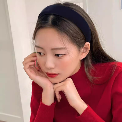 Toamnă Iarnă, pânză moale de catifea, benzi de păr căptușite cu burete pentru femei, fete, cumpărături casual, spălarea feței, accesorii de păr